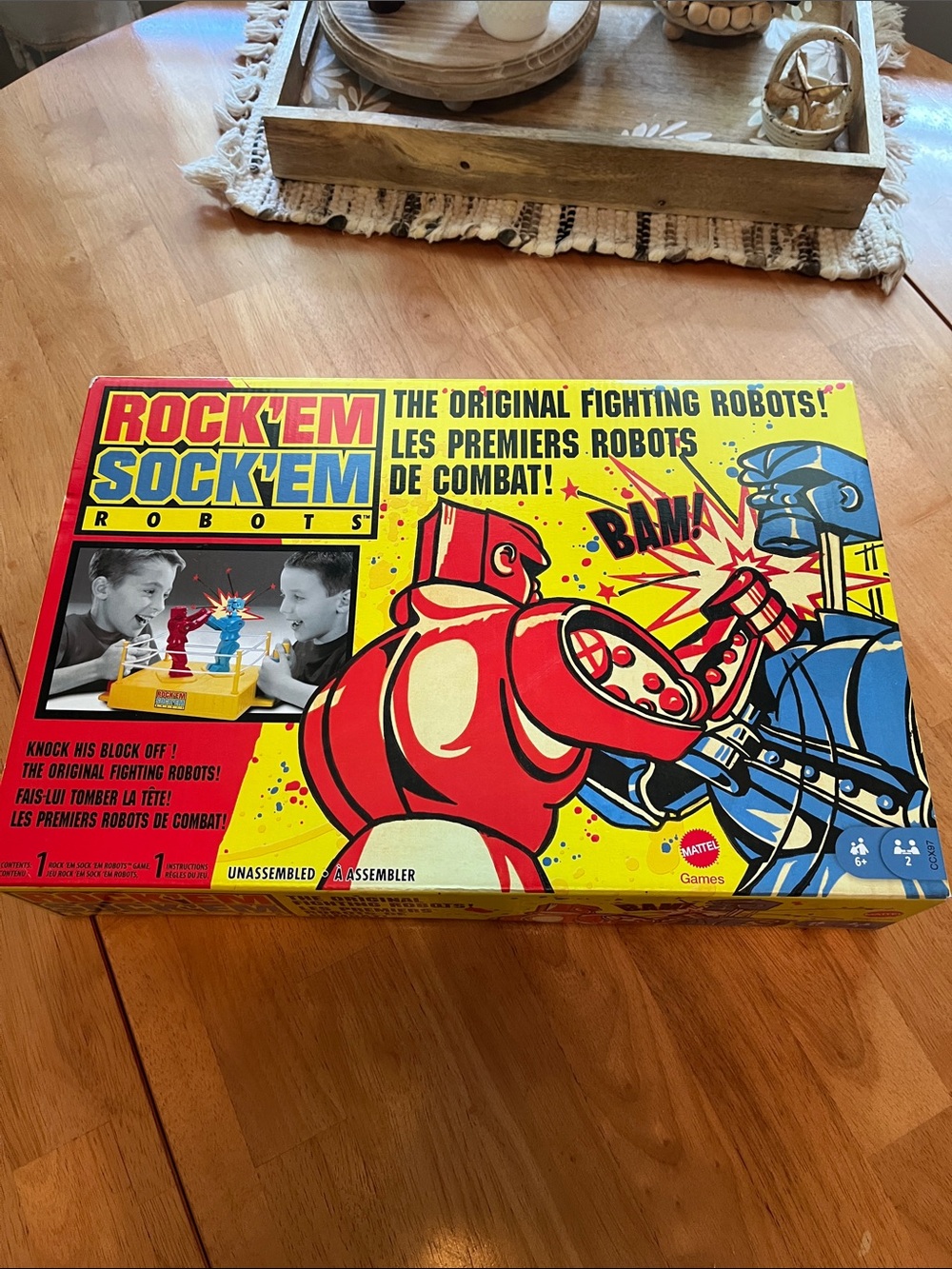 New! Mattel Rock 'Em Sock 'Em Robots game